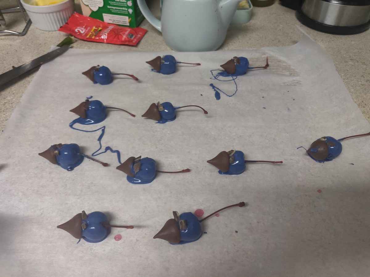 Chocolate Cherry Mice&nbsp;(dessert)